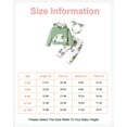 thumbnail image 2 of 9 Months Baby Girls Clothes 12 Months Girls 3PCS Fall Winter Outfits Flower Print Infant Girls Long Sleeve Hoodie Top Pants Headband Set Green, 2 of 7