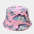 thumbnail image 2 of ZHENHONG Bucket Hats for Women and Men Fashion Sunshade Basin Hat Outdoor Hat Casual Solid Color Headwear Pink, 2 of 2