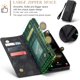 thumbnail image 4 of Funda para Samsung A55, tarjetero a prueba de golpes, magnética, 2 en 1, con cremallera desmontable, funda tipo cartera para Samsung Galaxy A55 5G, de cuero TPU antiarañazos, 4 of 8