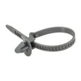thumbnail image 3 of 4.7 Inches Grey Cable Zip Ties Push Mount Nylon Wire Cord Strap 120 Pack, 3 of 5