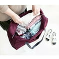 thumbnail image 5 of Foldable Travel Luggage Carry-on Shoulder Duffle Bag Lightweight Sport Tote, 5 of 7