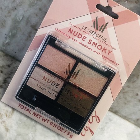 LE MERCERIE Nude Smoky Shimmery Eye Shadow with applicator