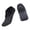 Noir, variante sur Almencla Chaussettes Pilates Femmes Chaussures de Yoga Danse Antidérapantes Chaussettes de Massage Sport - Rose Rouge