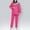 Hot Pink, variant on Hi-Vis Rain Suit for Women Reflective Waterproof Hoodie Jacket and Long Pants Set Outdoor Raincoat Rain Gears