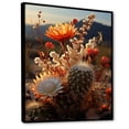 thumbnail image 2 of Designart "Desert happiness Cactus II" Floral & Botanical Floater Framed Canvas Print, 2 of 7