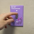 thumbnail image 3 of Be My Vegantine Valentine Vegan Funny Humor Plastic Wall Decor Toggle Light Switch Plate Cover, 3 of 4