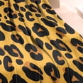 thumbnail image 3 of Yellow and Black Of Leopard Print Blanket,Comfortable Soft Flannel Throw Blanket,All Season,Warm Lightweight Blankets for Sofa Bed Couch Living Room Chair,30"x40", 3 of 4