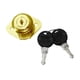 thumbnail image 1 of Cerradura para Mueble Dexter Cilindro Teclas de Óvalo Laton 6843, 1 of 1