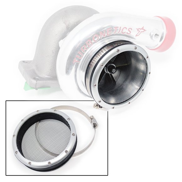 Turbo Inlet Grill Protector Guard, 4" ID, Silver