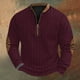 thumbnail image 1 of Blusas y camisas de manga larga con cuello redondo Sudadera con capucha de cuello redondo para hombre Jersey estampado Blusa de poliéster de manga larga para hombre, 1 of 4