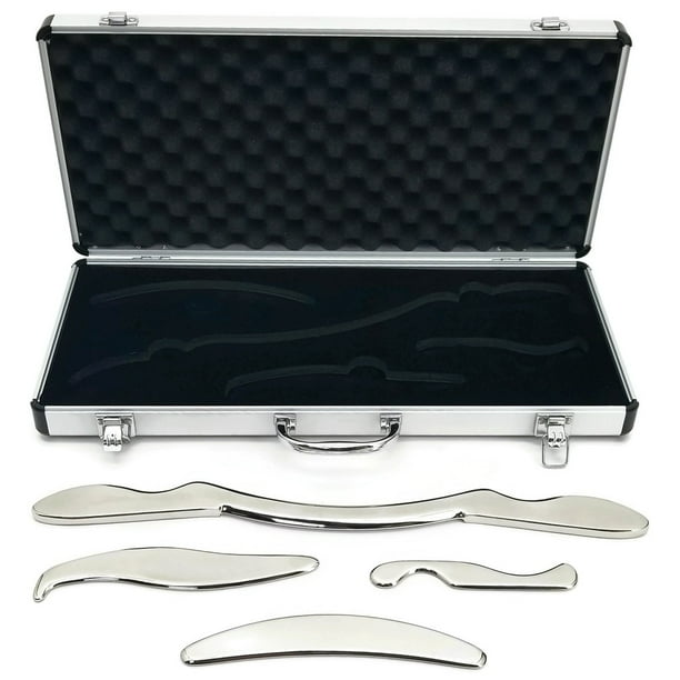 Royal Massage 4 Piece IASTM Stainless Steel Gua Sha Scraping Massage