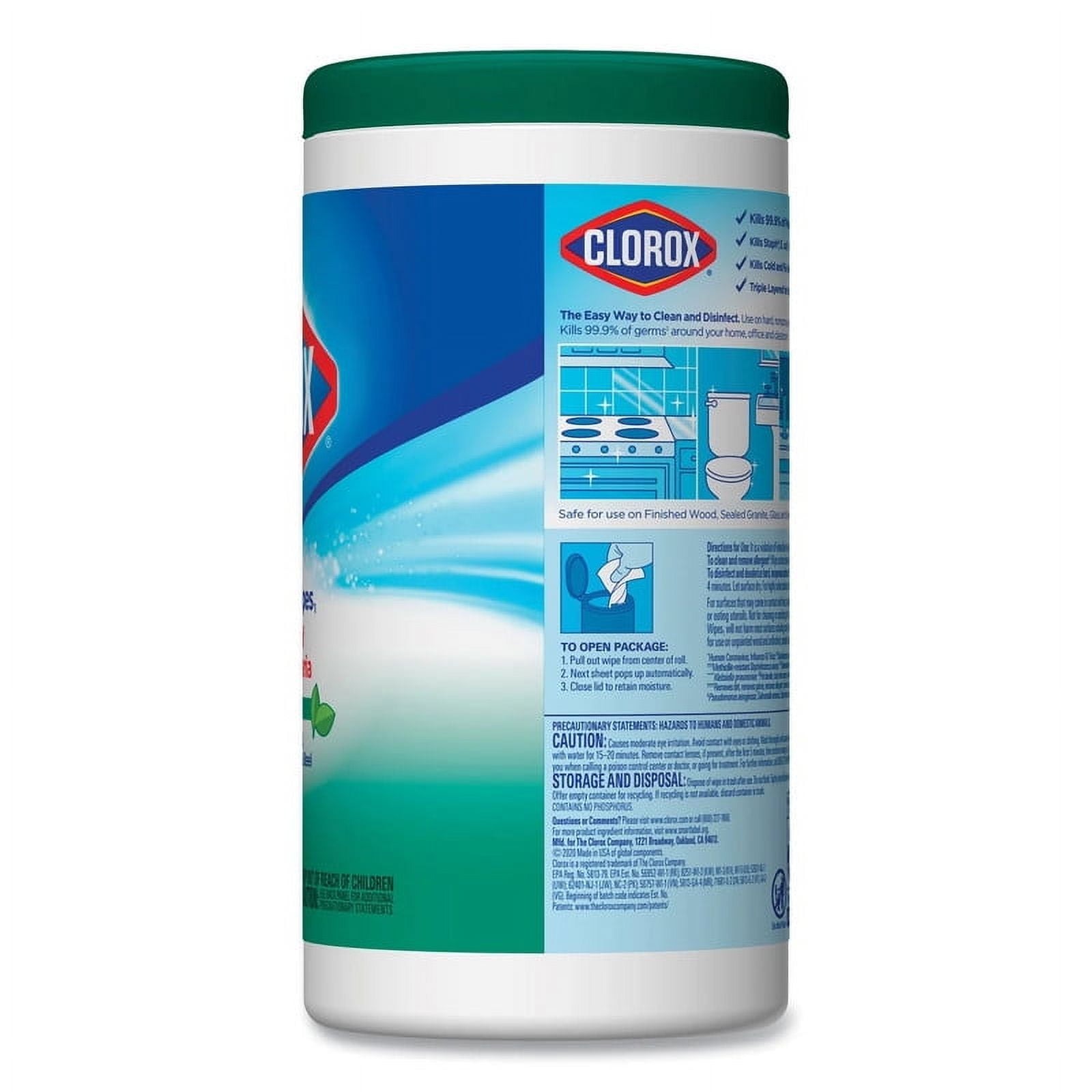 Clorox Fresh Scent Disinfecting Wipes, 75 Count 2-Pack