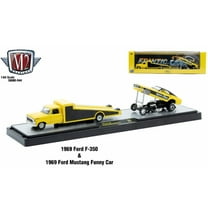 M2 Machines Auto Hauler S44 1969 Ford F350 1969 Ford Mustang Funny Car