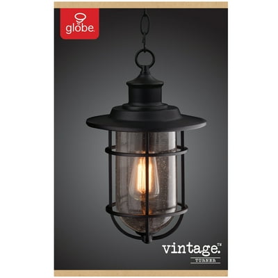 Globe Electric Vintage Turner Black 1 Lights Pendant Light In Taiwan 264938494 Globe Electric Vintage Turner Black, Globe Electric Outdoor Pendant Light