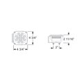 thumbnail image 3 of Blazer International C7483RTM - Lámpara LED sumergible cuadrada (12 V), 3 of 3