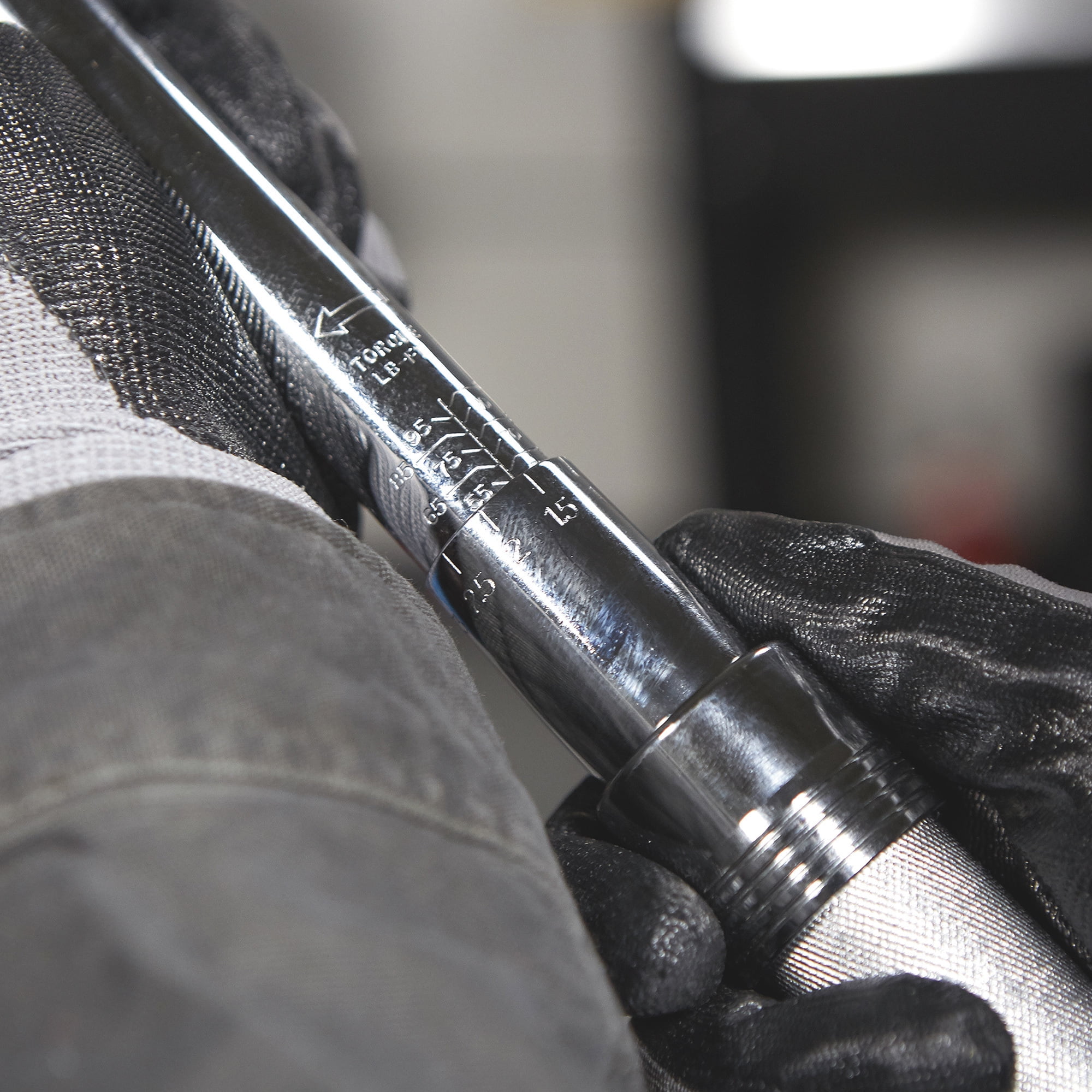 Klutch Flex Head Torque Wrench, 3/8in.-Drive