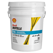 Shell 550045128 Rotella T4 15W-40 Motor Oil Protect from Extreme Temp., 5 gallon