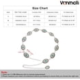thumbnail image 5 of Western Chain Belt for Women Concho Silver Link Chain Belts for Jeans Dresses, 5 of 5