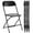 Black, variant on Leumius 4 Pack Folding Chair,Indoor Outdoor Black Plastic Folding Chair,Black