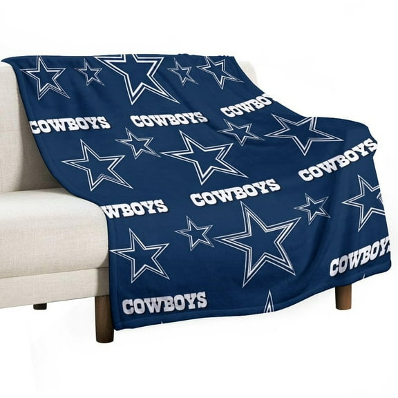 Football Cowboys Throw Blanket for Women, Men- Super Soft Plush Blanket Throw Fleece Blanket Animal Blanket