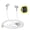 hite Earbud Headphones + Bluetooth Adapter, variant on EMF Radiation-Free Air Tube Earbud Headphones