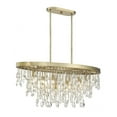 thumbnail image 3 of Glam Eight Light Chandelier in Noble Brass Finish Bailey Street Home 159-Bel-4167441, 3 of 4