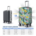 thumbnail image 2 of Luggage Cover Anti Scratch, Cute Banana Purple Flower Elastic Suitcase Protector Fits 18-32 Inch Luggage, 2 of 2