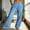 Light Blue, variant on Delayuji Women's Linen Pants Embroidered Wide Leg Pant Trousers Breathable Loose Cotton Linen Pants