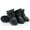 Black, variant on 4Pcs Pet WaterProof Rainshoe Anti-slip Rubber Boot For Small Medium Large Dogs Cats Outdoor Shoe Dog Ankle Boots Pet Accessories