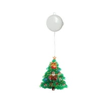 Window Christmas Lights Decorations, Battery Operated with Suction Cup Hook Hanging LED Light for Xmas Window Decoration Glass Wall Indoor Decor, Xmas Tree
