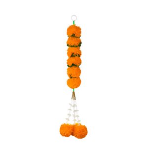Marigold Ornament Marigold Garlands Artificial Marigolds Flower Garlands Indian/Americans Wedding Mantles Decors