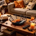 thumbnail image 4 of Tyidzon Halloween Candy Bowl Spider Web Trick or Treat Dish Decorations Indoor, Plastic Bowl Spooky Party Table Decor Snack Serving Dishes, 4 of 6