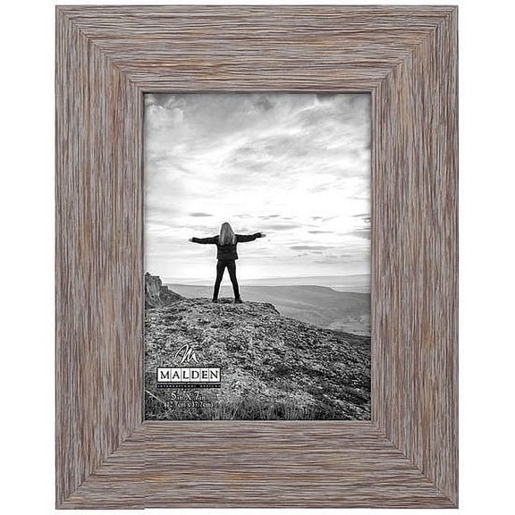 WIDE GREY TEXTURE 5x7 by Malden - 5x7