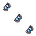 thumbnail image 1 of maskred Replacement Up Down Visor Lens for 3 Button Motorcycle Clear and Durable Face Universal Colorful 3Set, 1 of 1