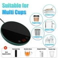 thumbnail image 2 of Coffee Warmer for Desk,Mug Warmer for 2-Temp Setting,Electric Candle Cup Warmer with Auto Shut Off,Coffee Warmer for Desk Home Office,Beverage Warmer for Coffee,Milk,Tea(No Cup), 2 of 6