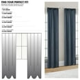 thumbnail image 2 of (4 pack) Mainstays 4 of a Kind Blackout Curtain Panels, Set of 4, Navy, 28" W x 84" L, 2 of 8