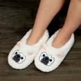 thumbnail image 3 of cosyone1997 Cute Fuzzy Animal Slippers for Women Girls Teens Kids, Warm Fluffy Bedroom Socks Indoor, Cozy House Shoes Non-slip Grip Soles, Winter Funny Gifts Unique, 3 of 7
