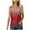 Red, variant on Sequin Tank Tops for Women Glitter Party Strappy Vest Camis Gold