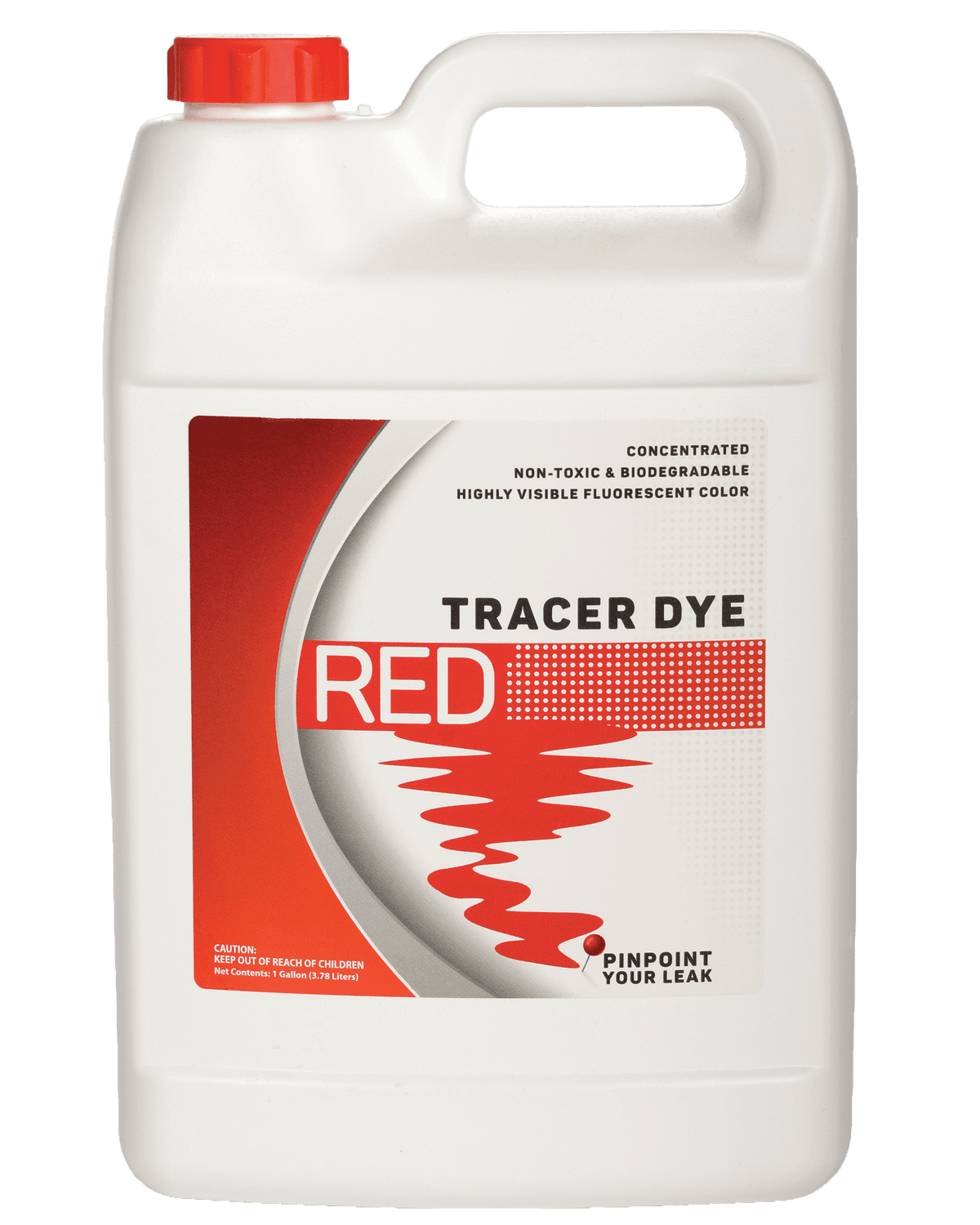 Concentrated Red Tracer Dye One Gallon (128 ounces)