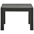 thumbnail image 2 of vidaXL Table de Jardin Anthracite 58x58x41 cm Rotin PP, 2 of 4