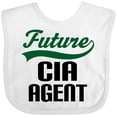 thumbnail image 3 of Inktastic Future Cia Agent Childs Boys Baby Bib, 3 of 4