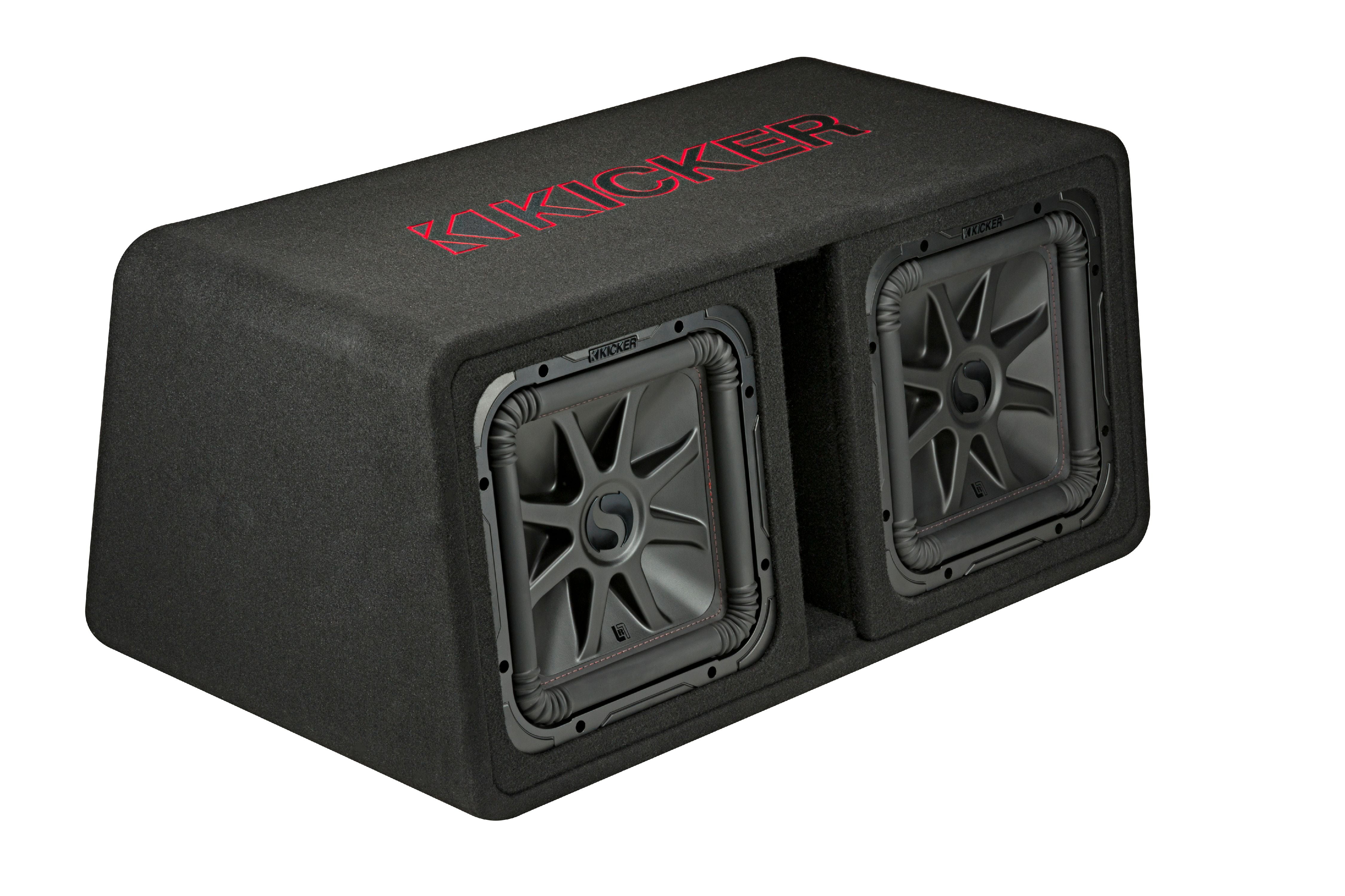 Kicker 45DL7R122 Dual 12" L7R 2Ohm Loaded Vented Enclosure 1200