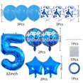 thumbnail image 2 of Decoración con globos para fiesta de quinto cumpleaños de HAUCIAJEIN, azul, 2 of 4