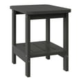 thumbnail image 3 of WestinTrends Aruba 2-Tier Outdoor HDPE Modern Adirondack Square Patio Side Table, Gray, 3 of 14