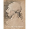 thumbnail image 2 of Jens Juel 19x24 Black Ornate Framed Double Matted Museum Art Print Titled: Portrait of Statesman A.P. Bernstorff (1795 - 1798), 2 of 5