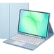 thumbnail image 1 of Funda con teclado táctil para Samsung Galaxy Tab A11+ Plus de 11 pulgadas (2025) y A9+ Plus de 11 pulgadas (2023), con portalápices - Teclado Bluetooth táctil extraíble magnéticamente, 1 of 7