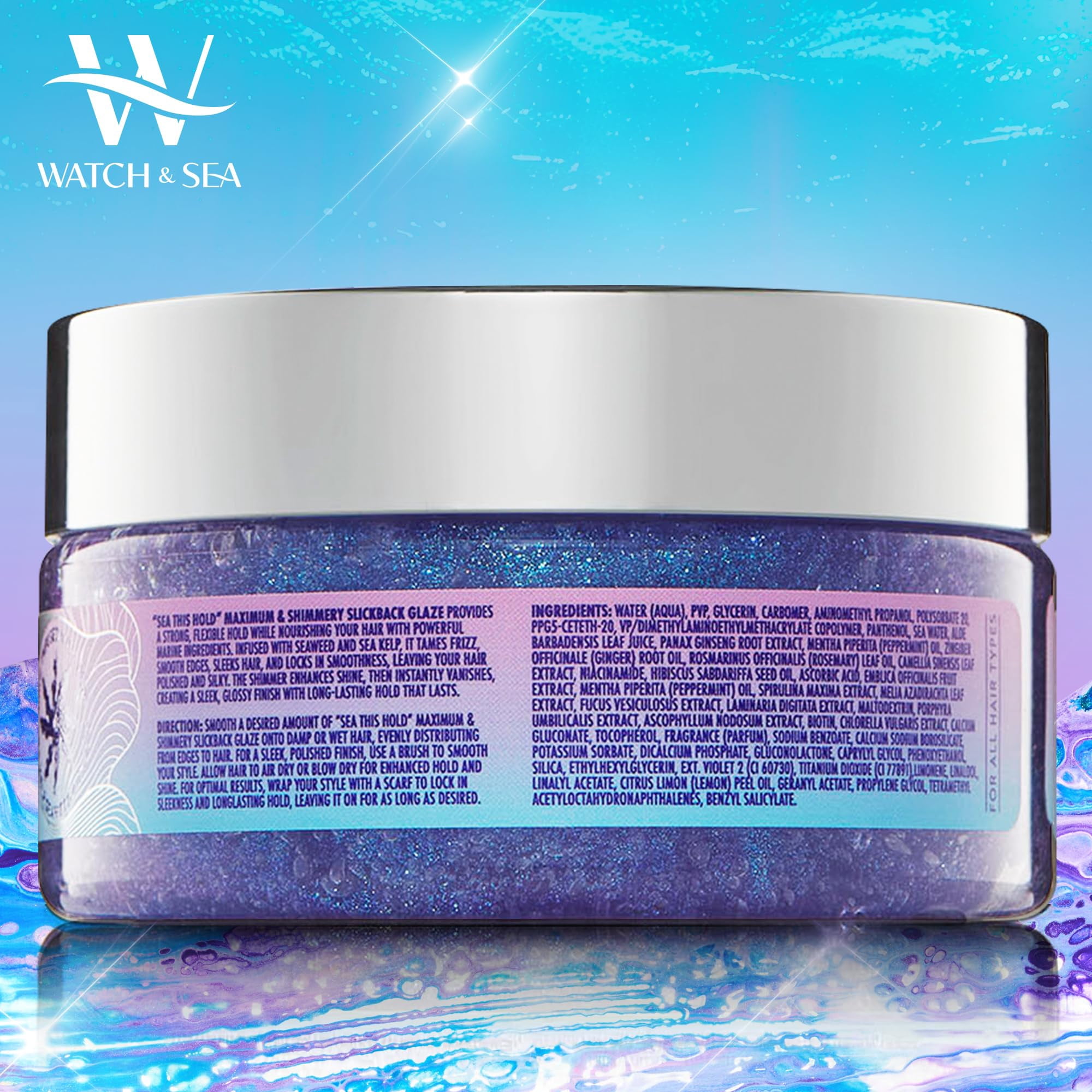 Watch & Sea Slickback Glaze 8 fl oz