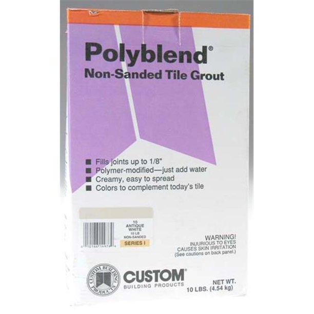 Custom Building Products Polyblend 10 Lb. Antique White NonSanded Tile Grout
