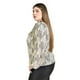 thumbnail image 2 of Blusa estampada con olanes Roman Fashion /Tallas Extras, 1905 (Hueso /Negro) beige 42, 2 of 6