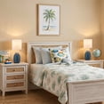 thumbnail image 6 of C Cattleya 16.25” Pineapple Ceramic Table Lamp with Linen Shade, Novelty Desk Lamp for Nightstand,Bedroom (Blue and White), 6 of 6